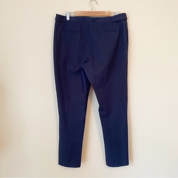 Brooks Brothers Navy Cotton Blend Straight Leg Pants - 14 - Picture 2 of 12
